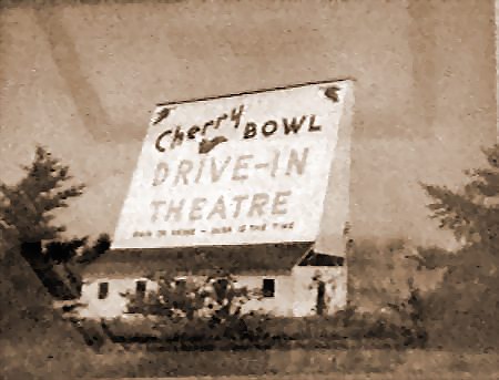 Cherry Bowl Drive-In Theatre - Old Screen - Photo From Rg (newer photo)